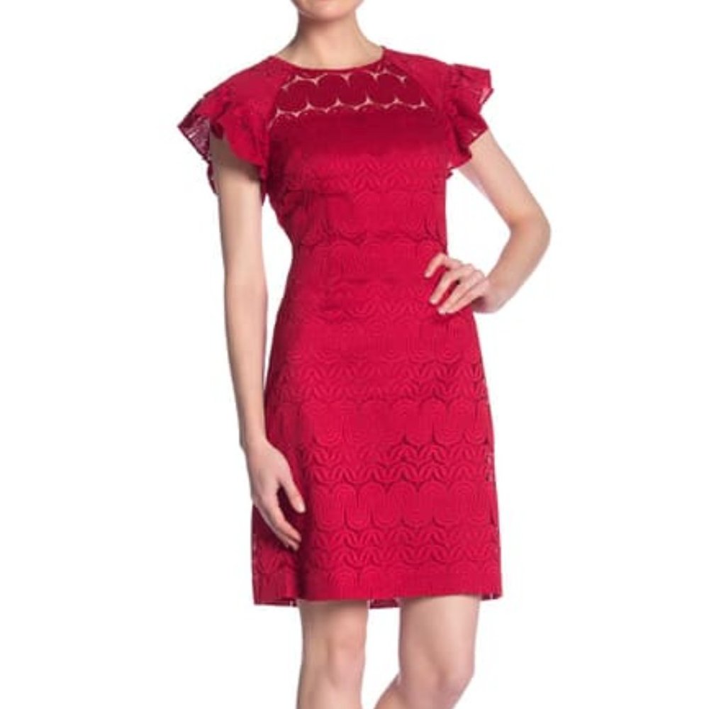 NWT Trina Turk Mai Tai Lace Sheath Dress